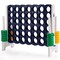 Costway Jumbo 4-to-Score 4 in A Row Giant Game Set Outdoor Indoor Kids Adults Family Fun Red\Black